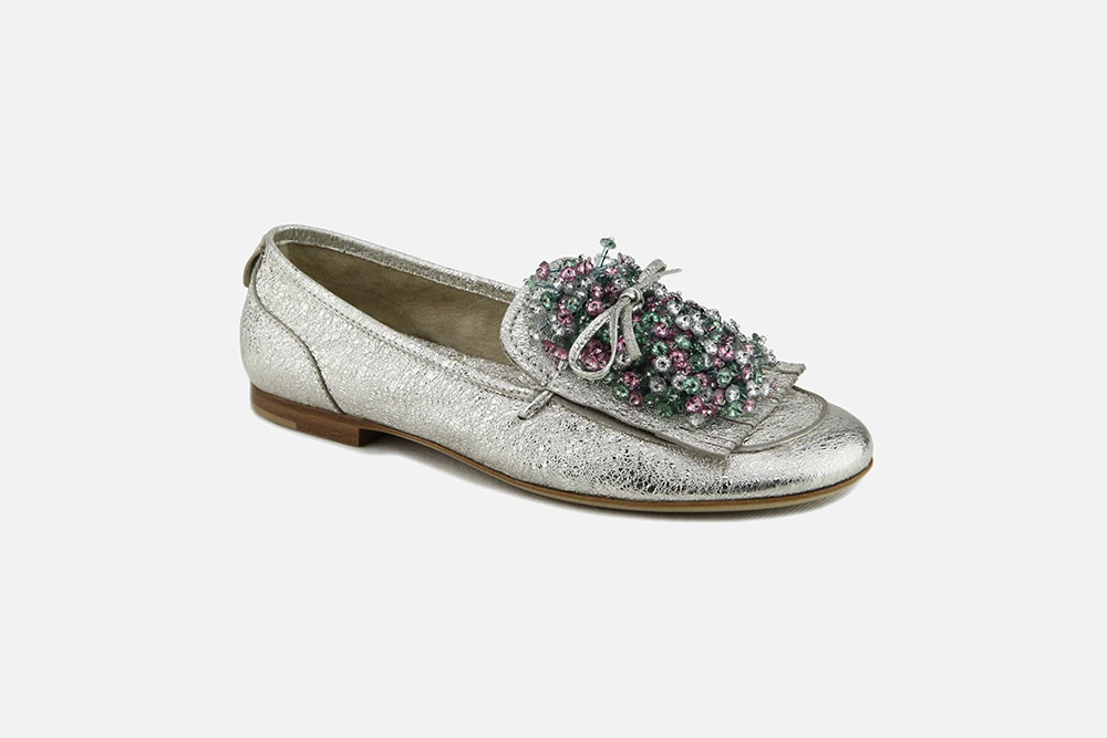 Agl studded best sale loafer