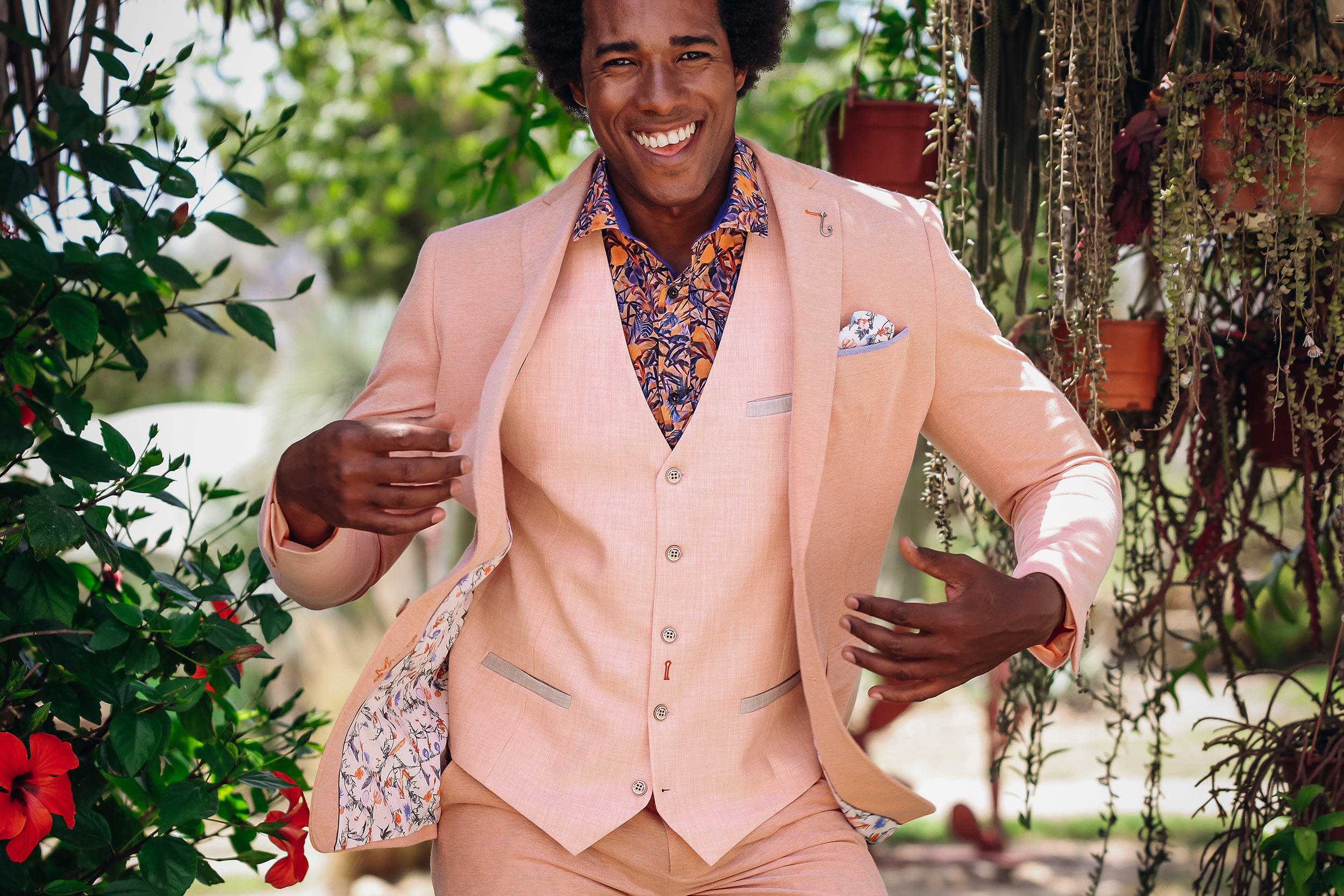 A Fish Named Fred blazer coral pique Vestes sur labotte