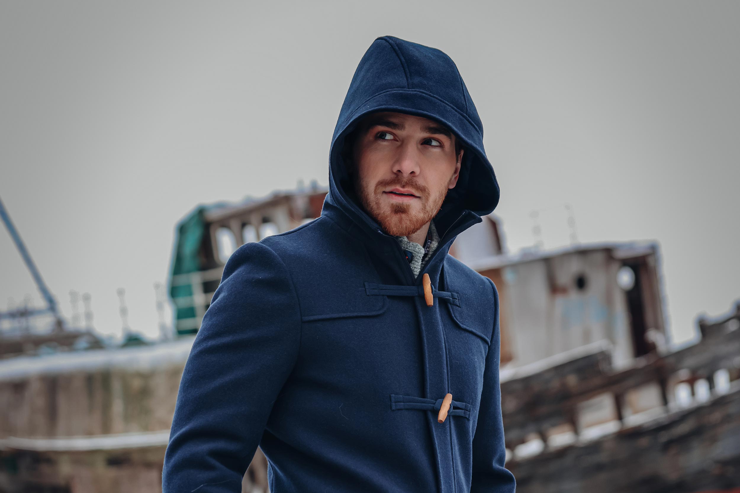 A Fish Named Fred - DUFFLE COAT AFNF NAVY Coats on labotte