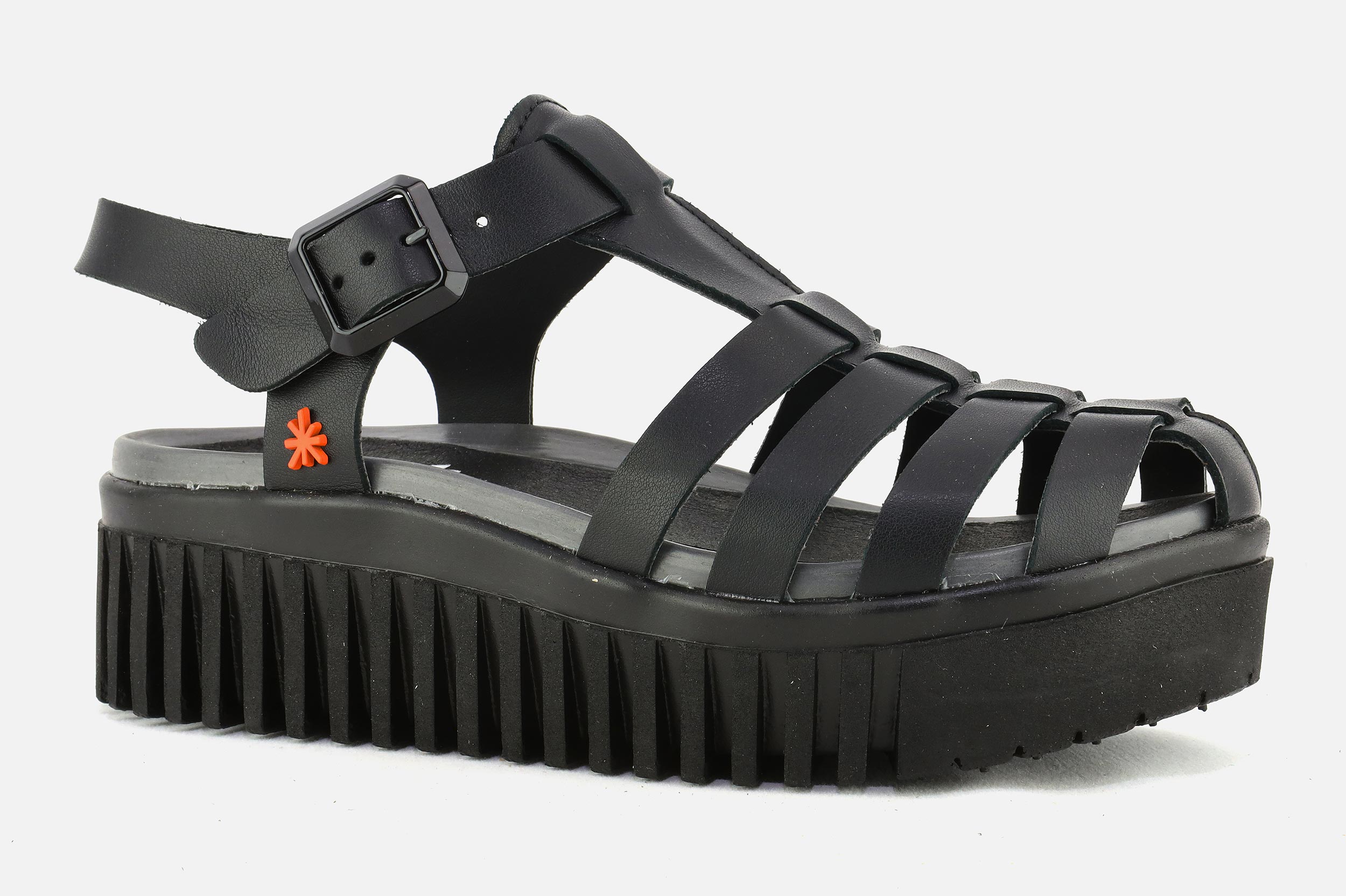 Art - ART BRIGHTON FISHERMAN BLACK Sandals on labotte