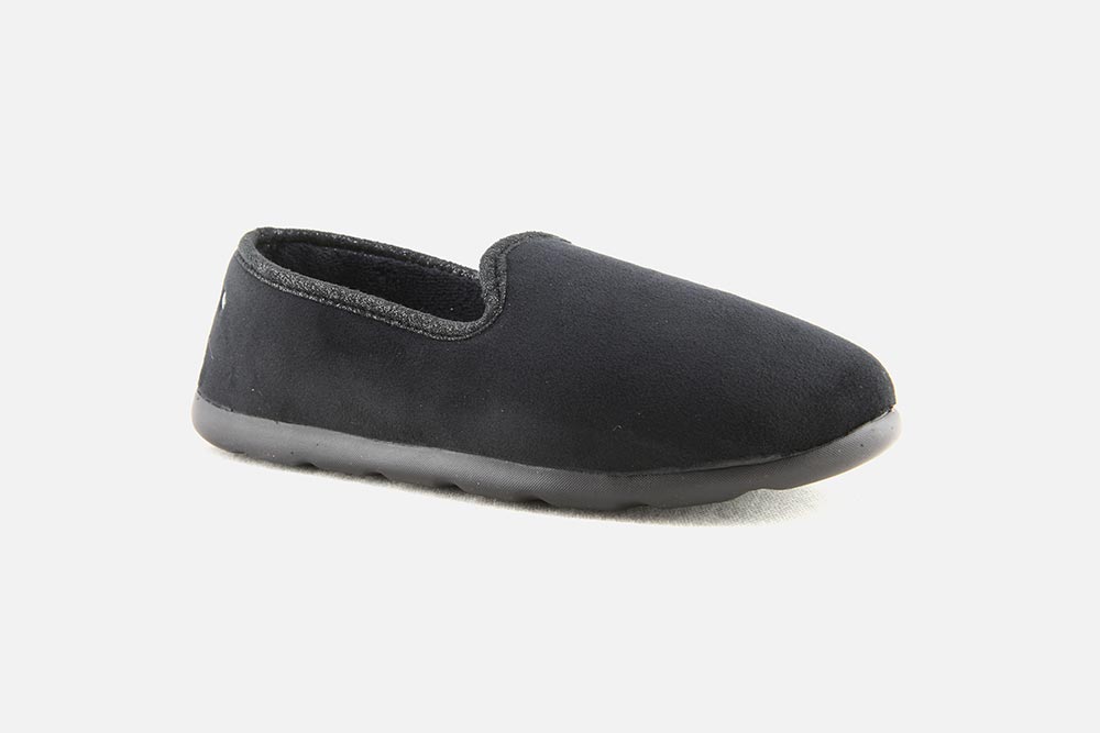 Isotoner ISOMOC BLACK CA Low slippers on labotte