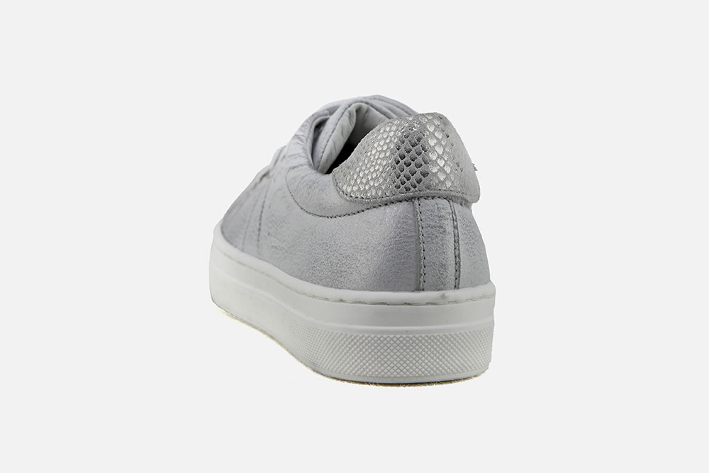 Ninette en Fleur MARJORIE SILVER Lace up shoes on labotte