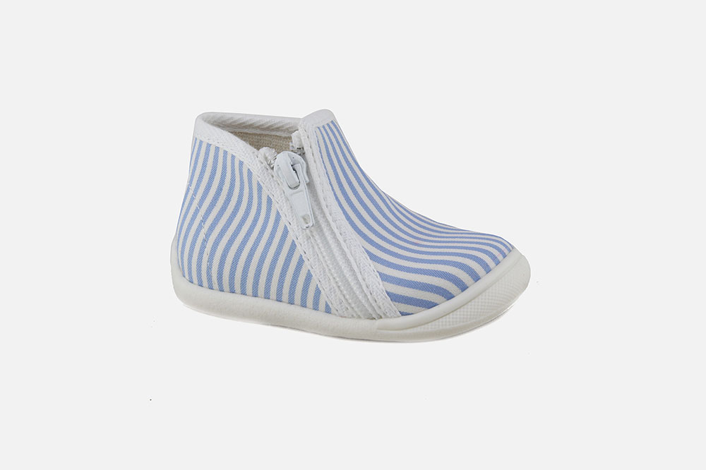 Bellamy CALIN RAYE BLEU Chaussons hauts sur labotte