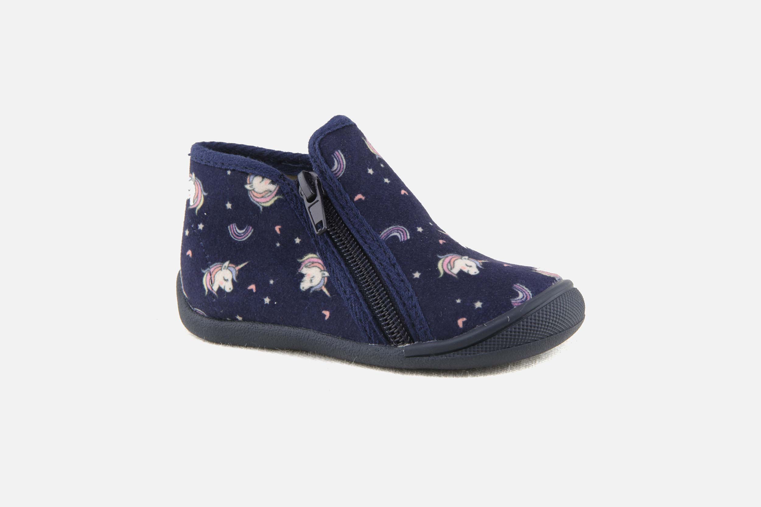 Bellamy la licorne bleu Chaussons hauts sur labotte