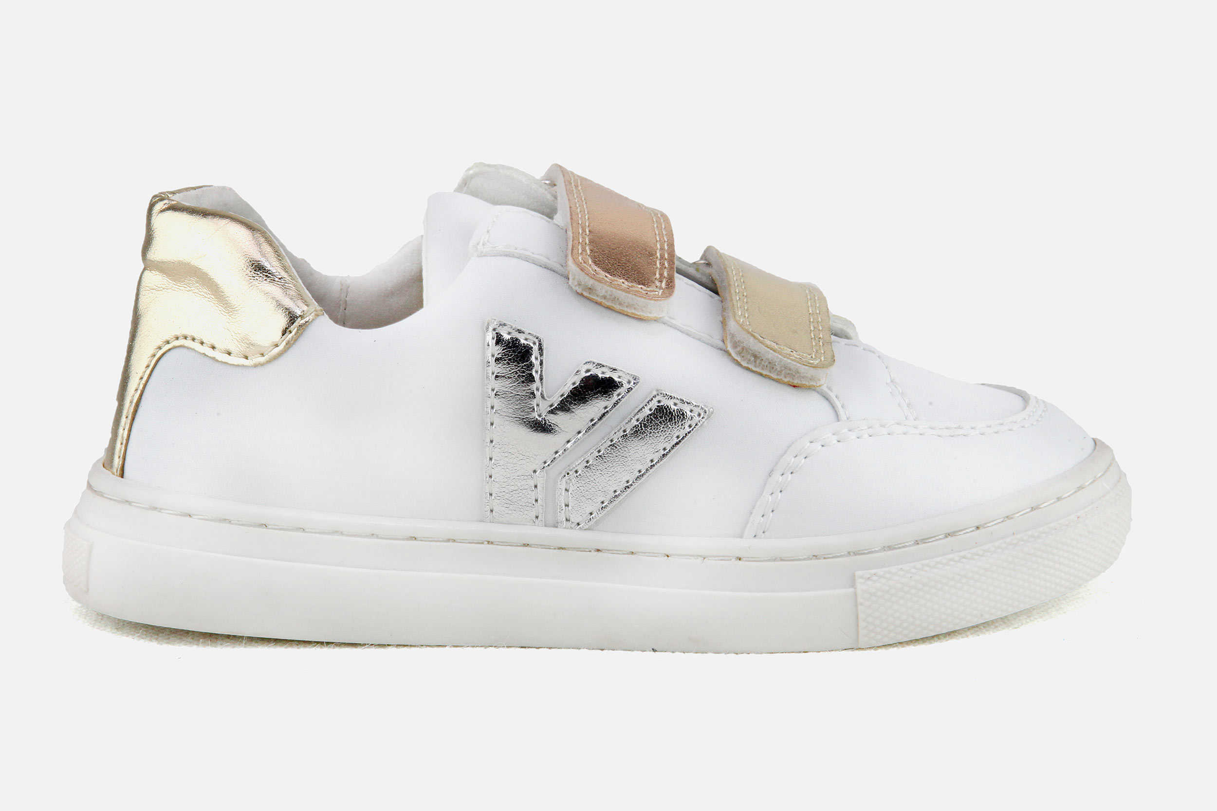 Bellamy vadrouille vegan blanc metal Chaussures basses sur labotte