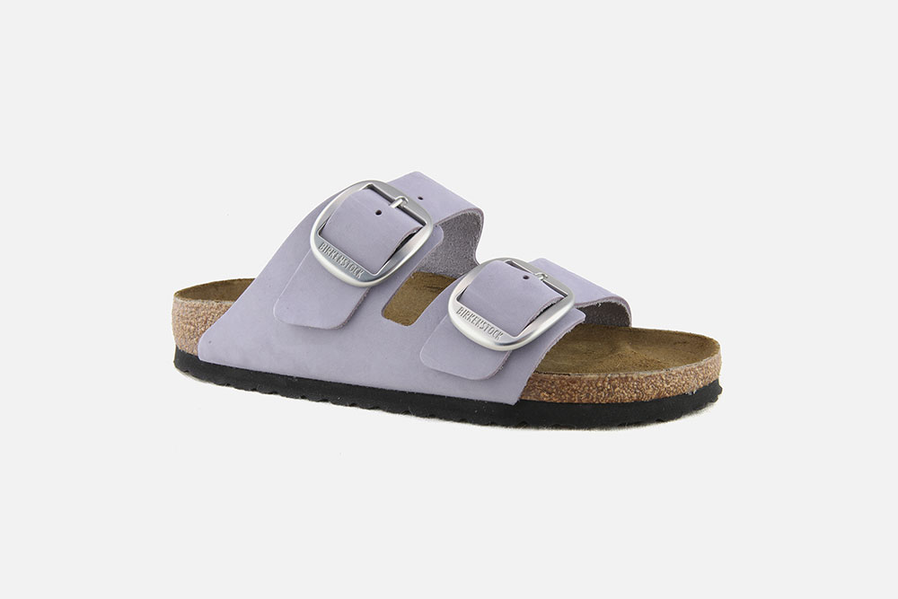 Birkenstock ARIZONA BIG BUCKLE PURPLE FOG Sandals on labotte