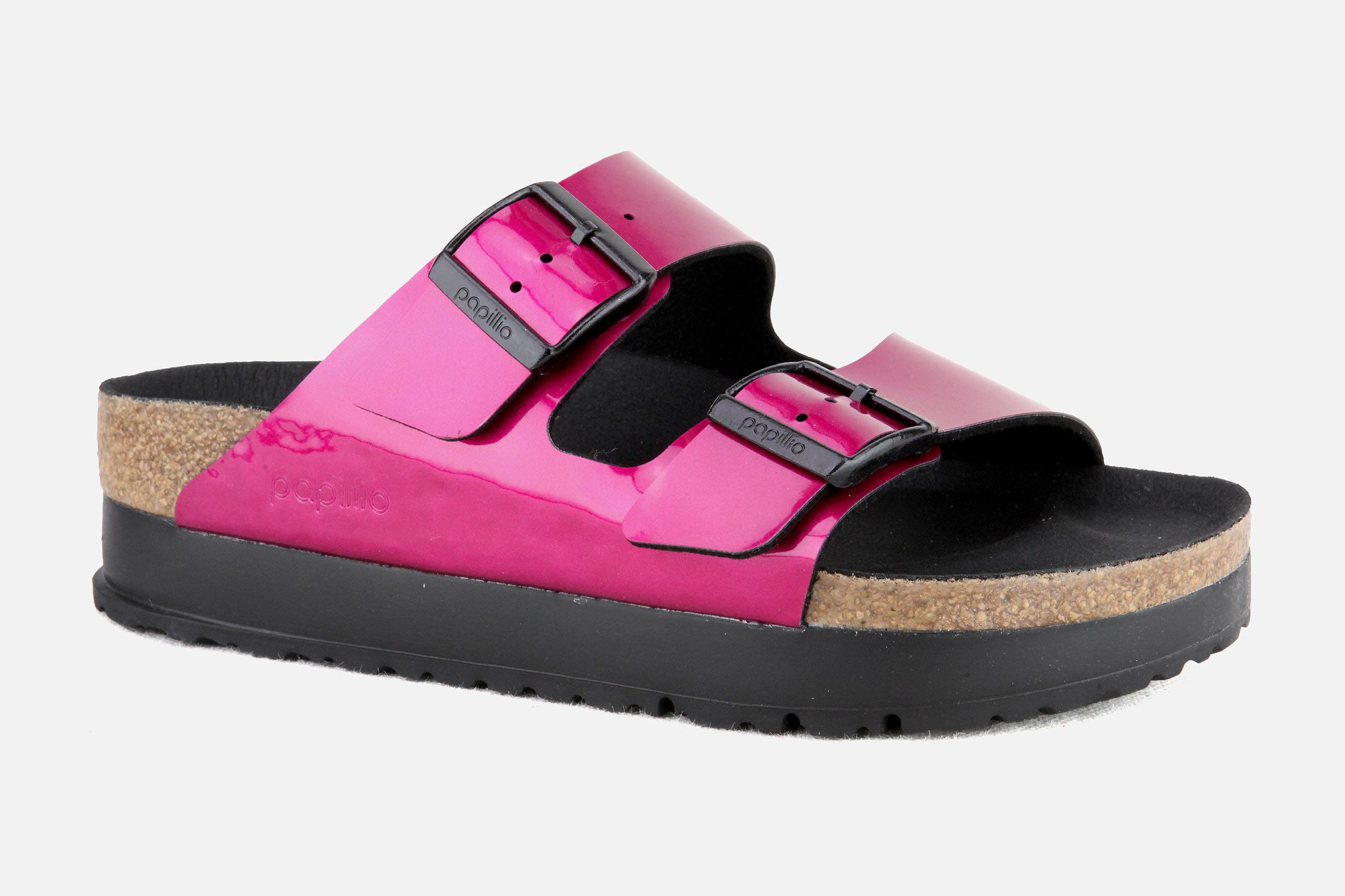 Birkenstock ARIZONA PAP BIRKO MAGENTA Sandals on labotte