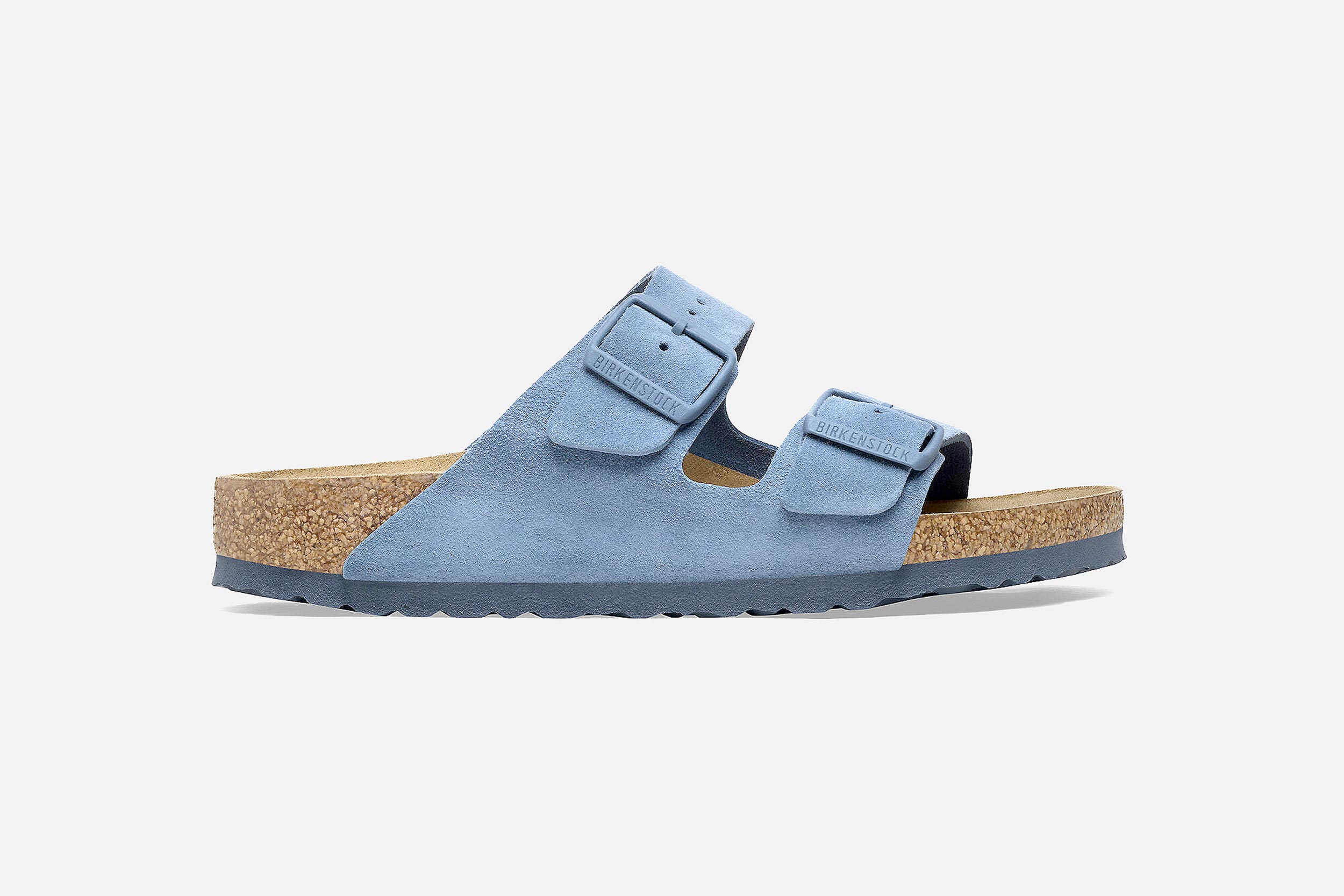 Birkenstock ARIZONA SUEDE ELEMENT BLUE REG Sandals on labotte