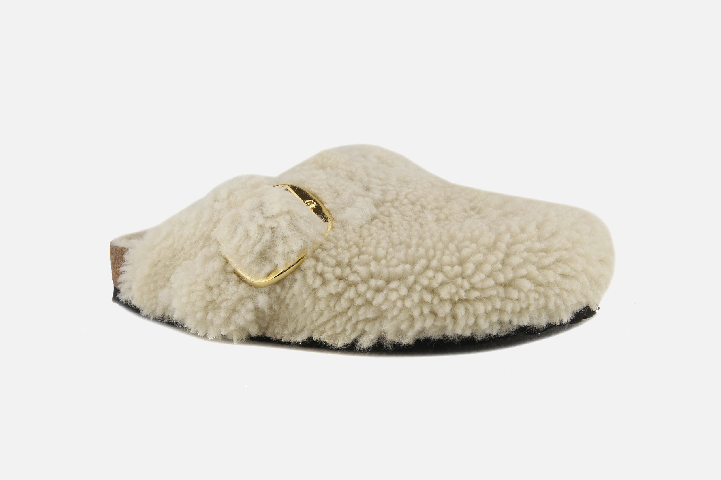 Fluffy birkenstocks 2025 white