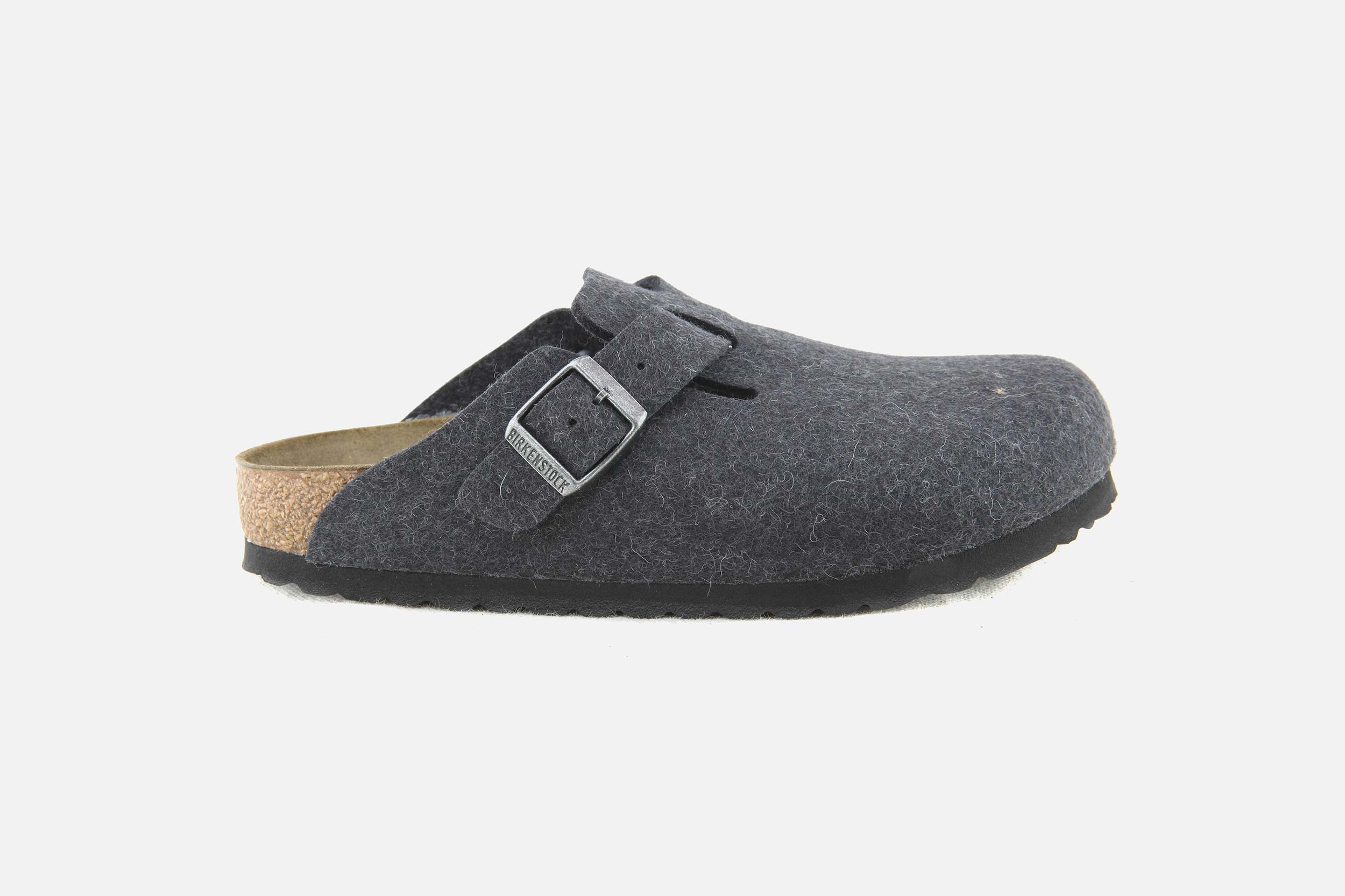 Dyrt tage medicin Eksisterer Birkenstock - BOSTON WOOL ANTHRACITE Clogs on labotte