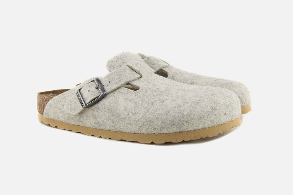 BIRKENSTOCK: Boston (Eggshell)