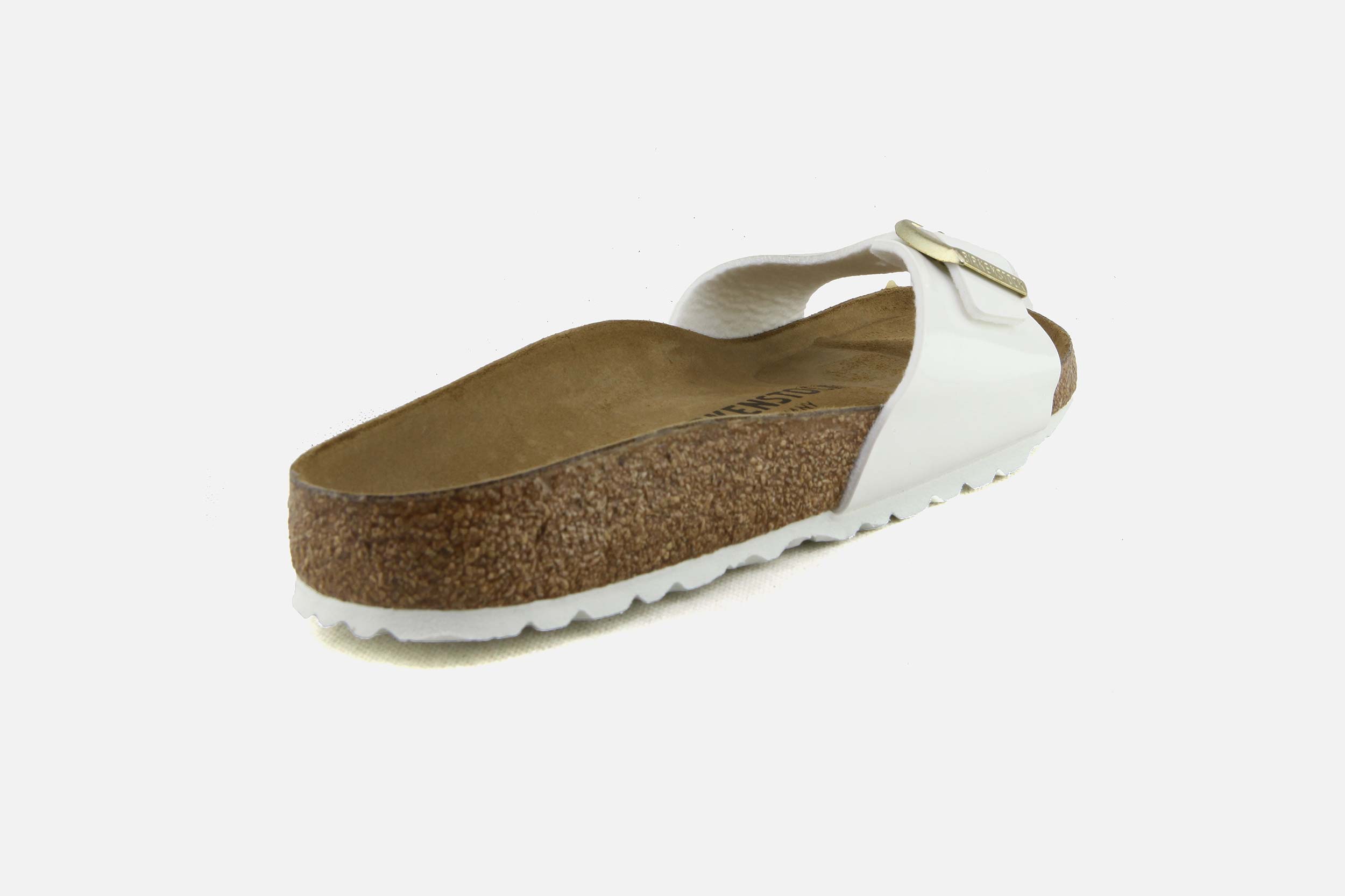 Birkenstock madrid birko white Sandales Nu pieds sur labotte