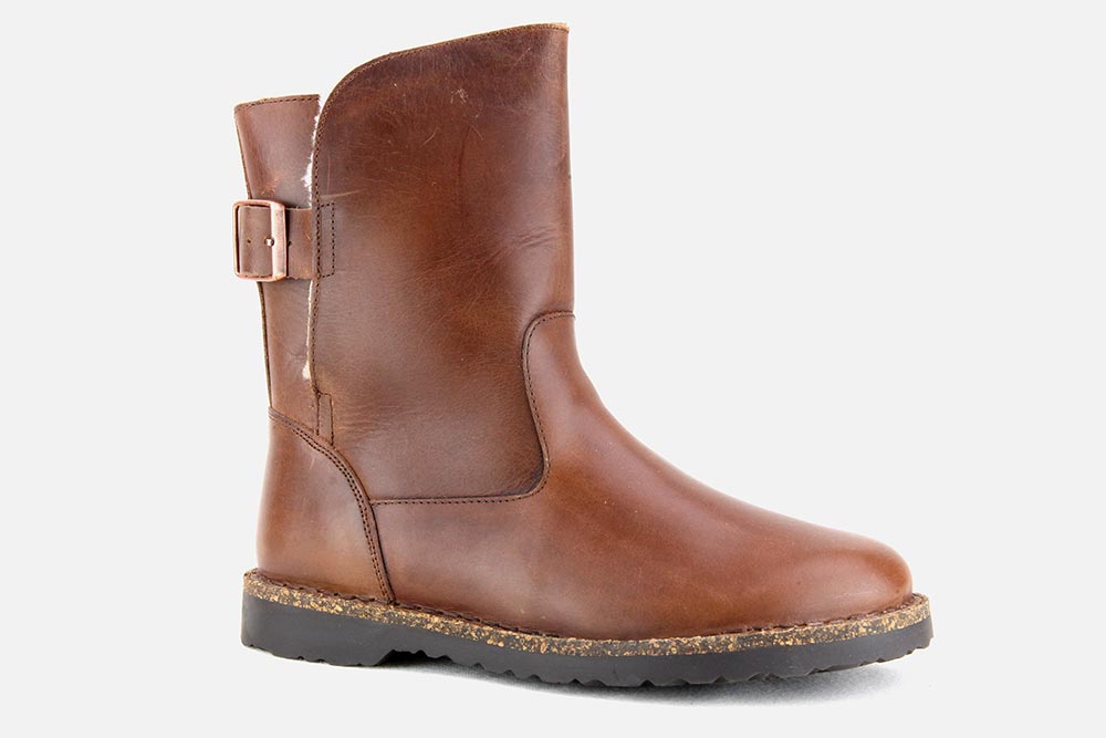 Birkenstock UPPSALA SHERLING COGNAC Ankle boots on labotte