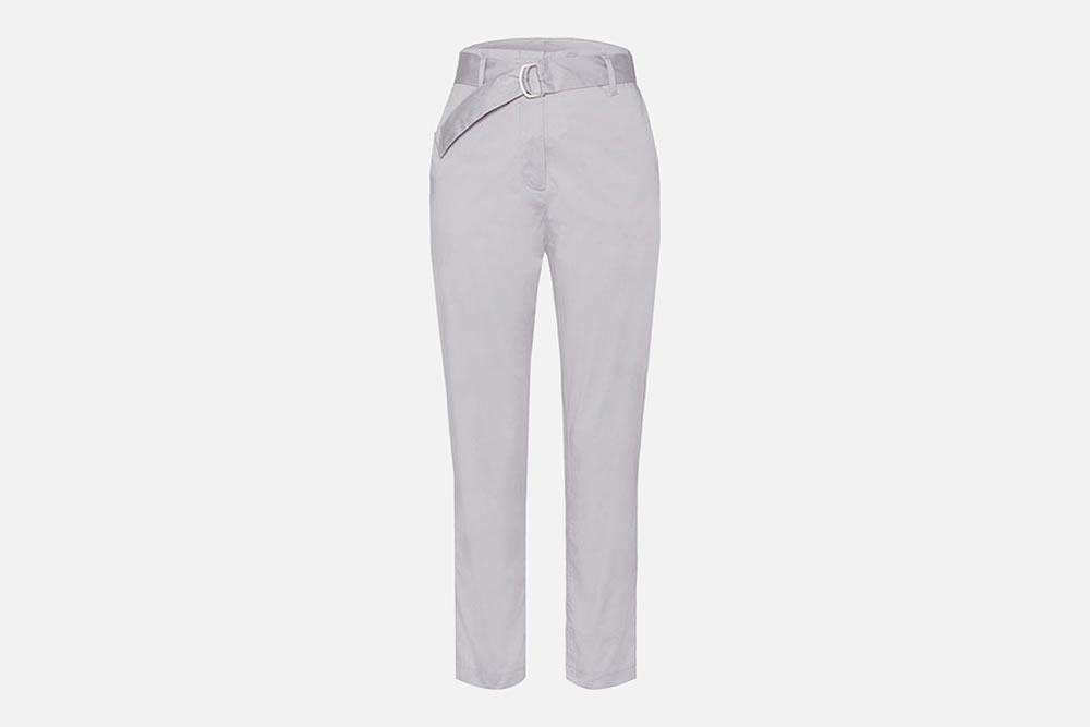 silver grey ladies trousers