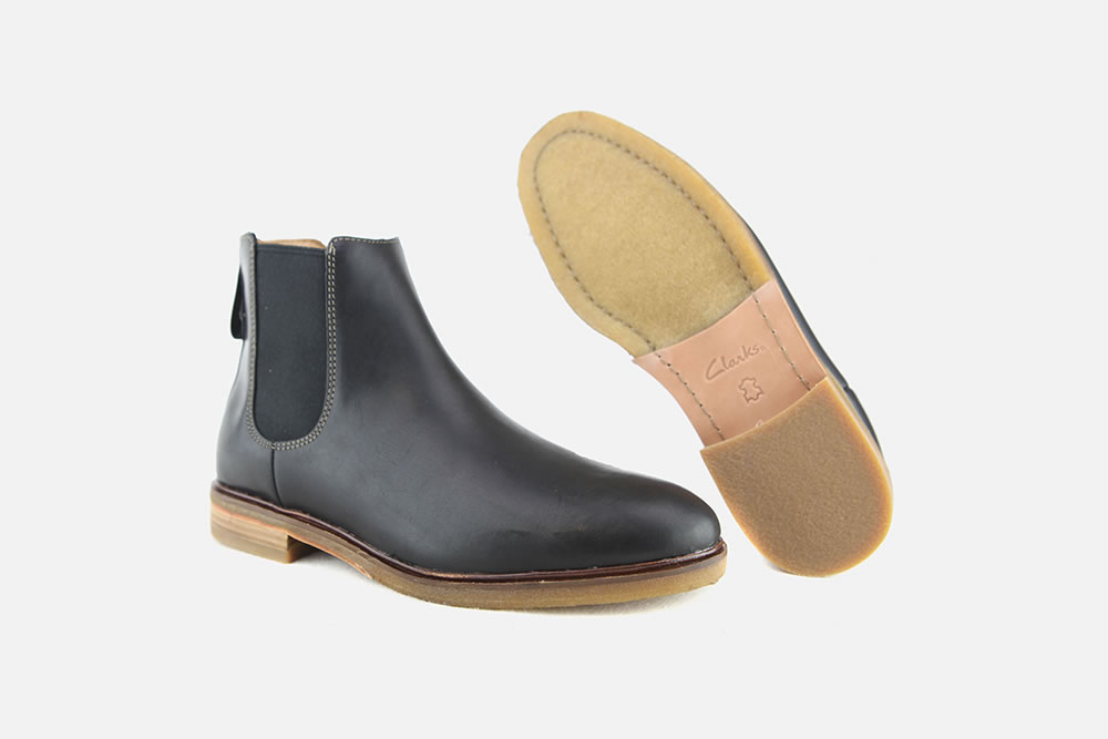 clarkdale gobi black leather