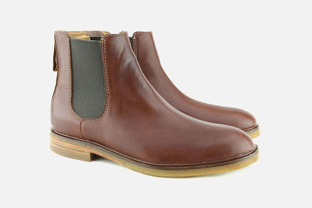 clarkdale gobi mahogany leather