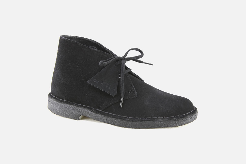 Hjelm heroin Forvent det Clarks - DESERT BOOT BLACK SUEDE W Lace-up boots on labotte