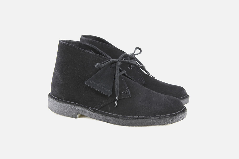 clarks black suede boots