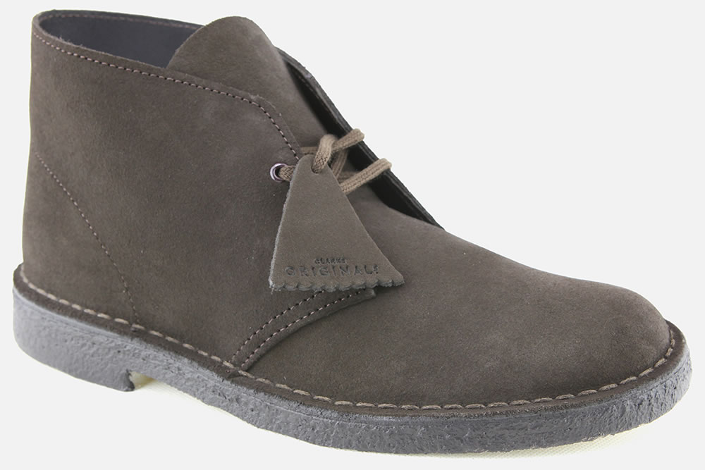 clarks desert boot brown suede womens