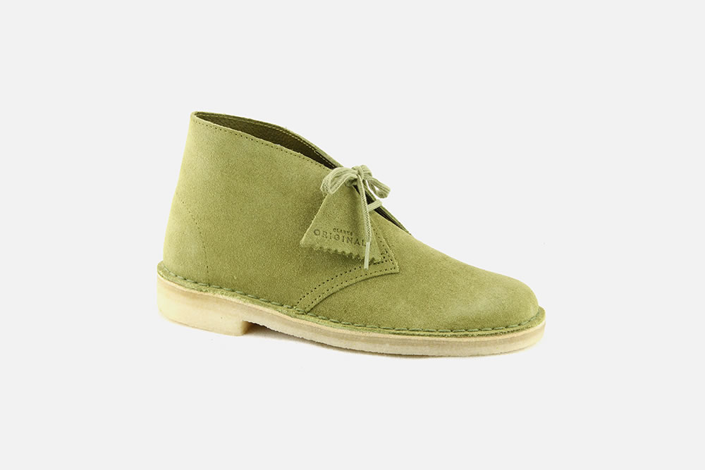 Clarks - BOOT KAKI SUEDE W Lace-up boots on labotte