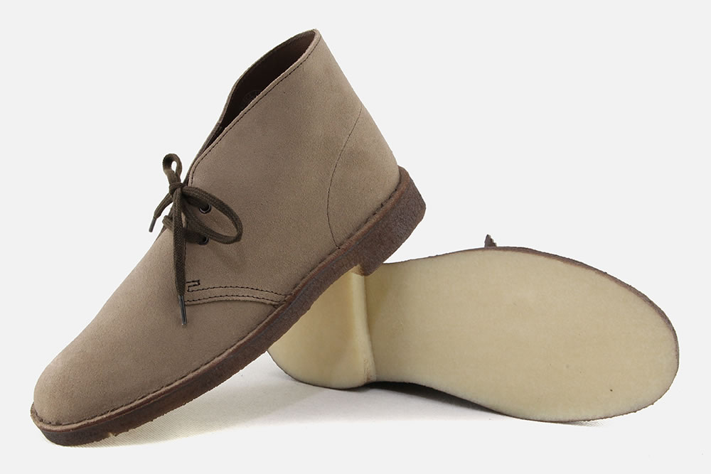 clarks originals desert boot wolf suede