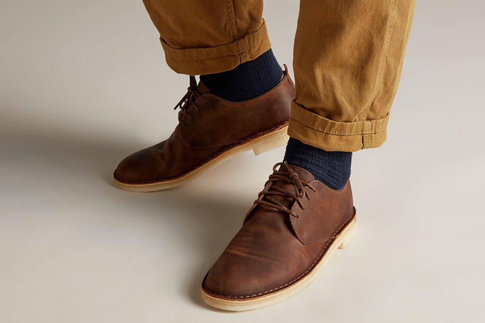 clarks originals desert london beeswax