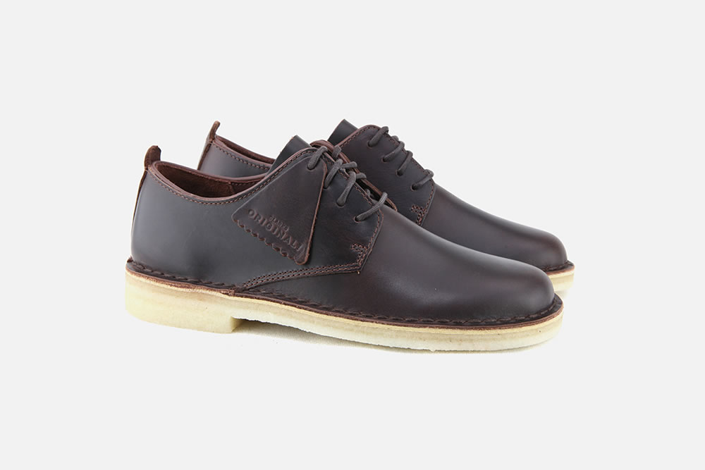 clarks desert london chestnut leather