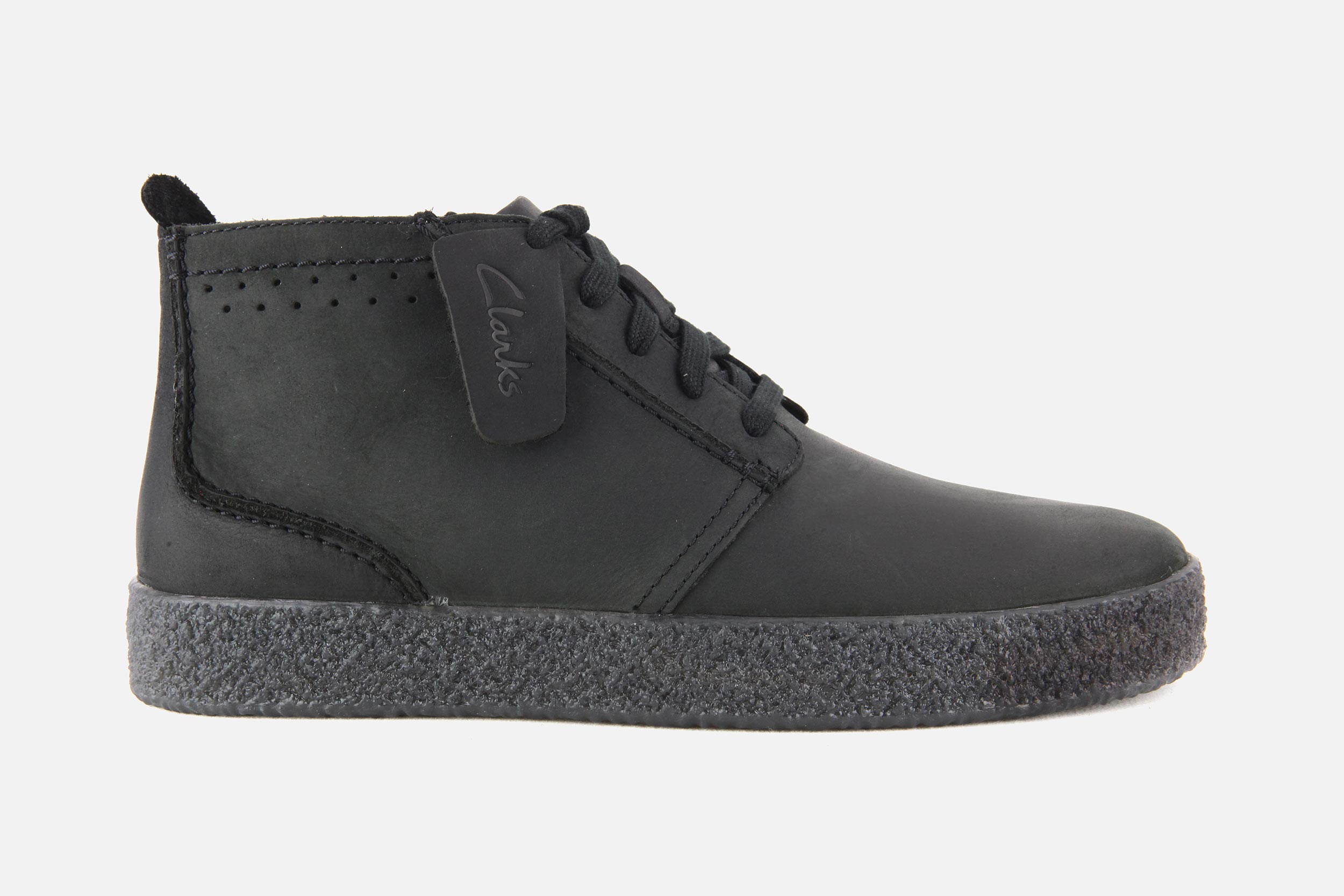 Clarks STREETHILL MID BLACK Lace up boots on labotte