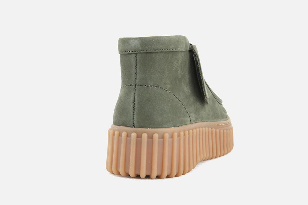 Clarks - TORHILL MOSS DARK GREEN Lace-up boots on labotte