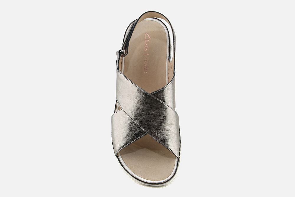 clarks tri alexia metallic