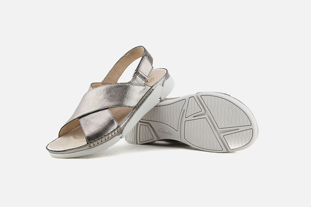 clarks tri alexia metallic
