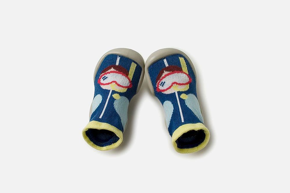 Coll gien JACQUES PHOSPHO Chaussons chaussettes sur labotte