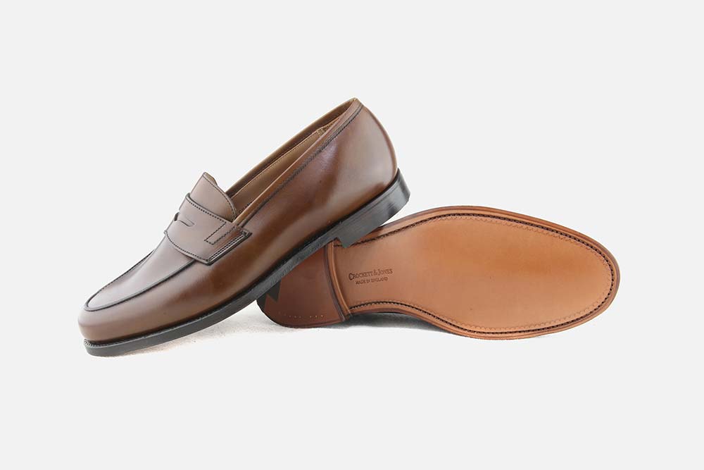 Grantham Dark Brown Calf | Crockett & Jones – Crockett