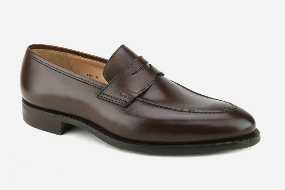 Mens Shoes Slip-on shoes Loafers Crockett & Jones Sydney Leather Loafers in Black for Men 