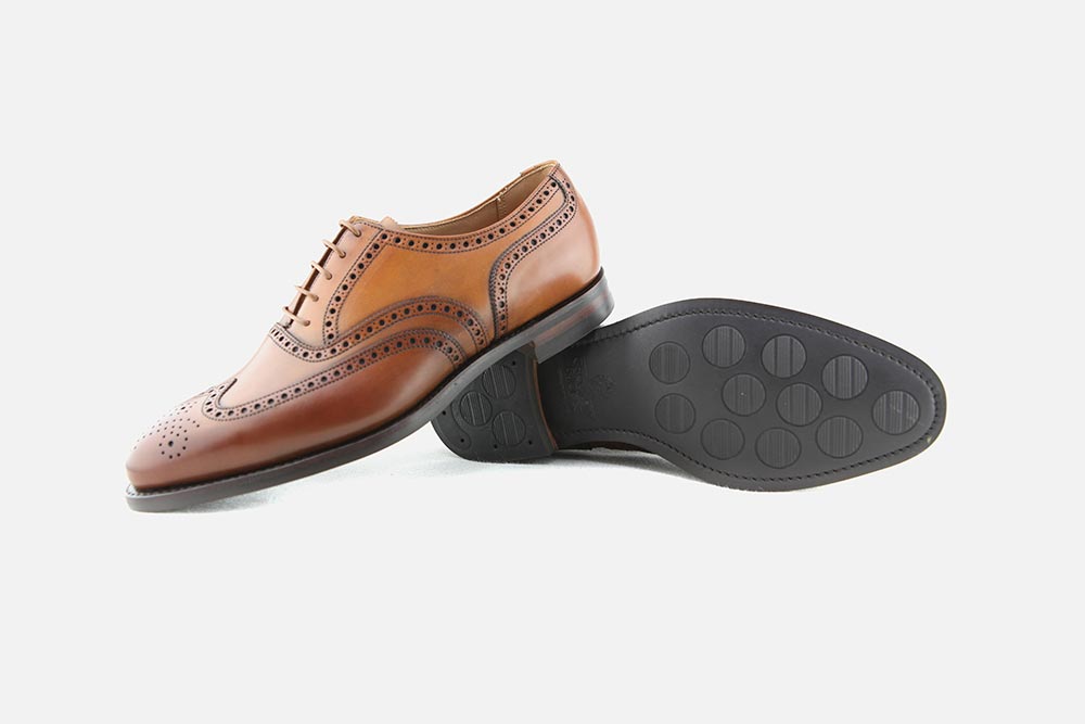 Crockett & Jones - WESTGATE 2 TAN BURNISHED Oxfords on labotte