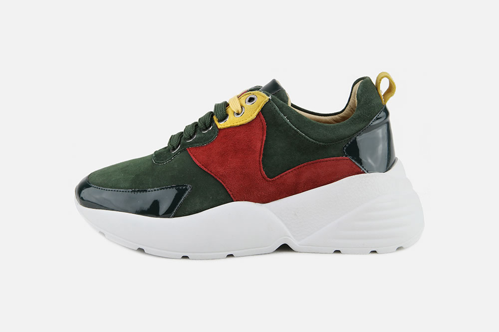 Cycleur de Luxe TRIKIE GREEN RUST Sneakers on labotte