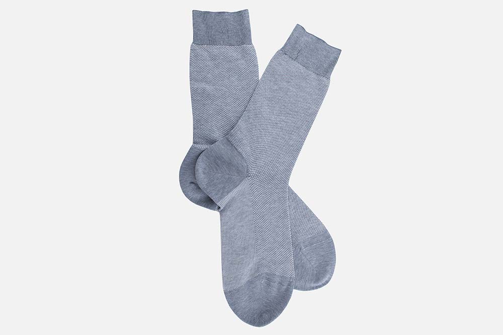 Chaussette Doré Doré, chaussettes homme en coton fil d'Ecosse