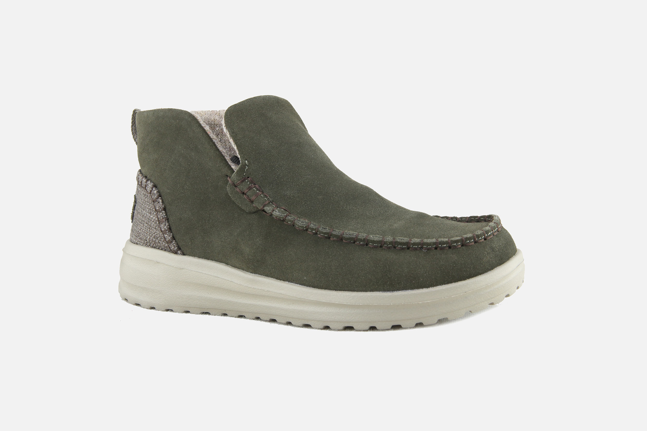 Hey Dude DENNY SUEDE PINE Chaussures en toile sur labotte