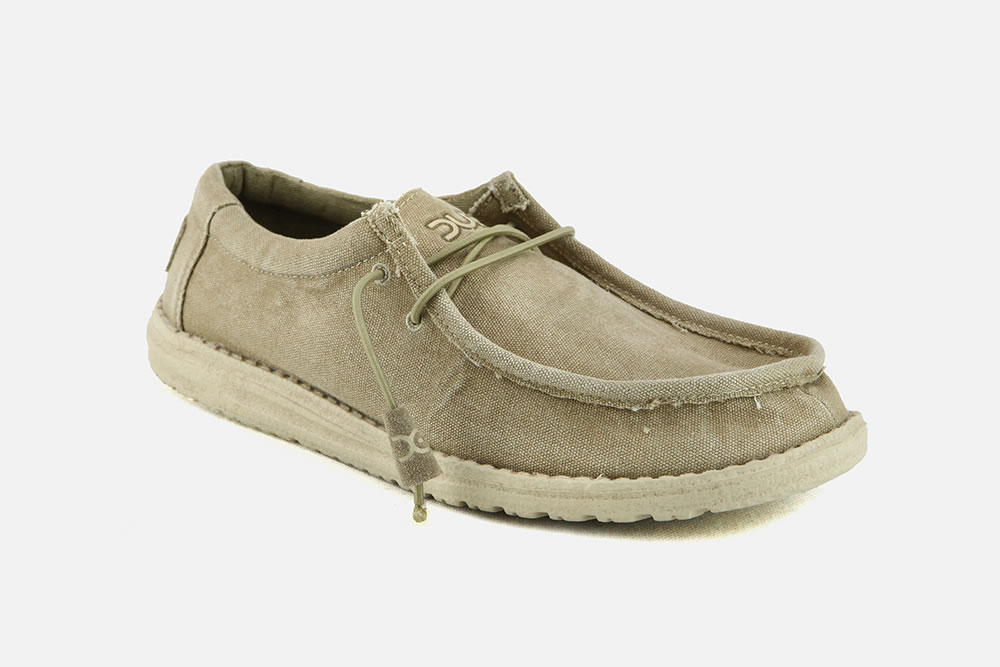 Dude wally classic chestnut - Chaussures en toile sur labotte