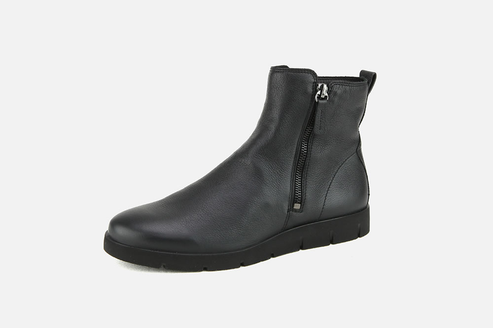 ecco black ankle boots