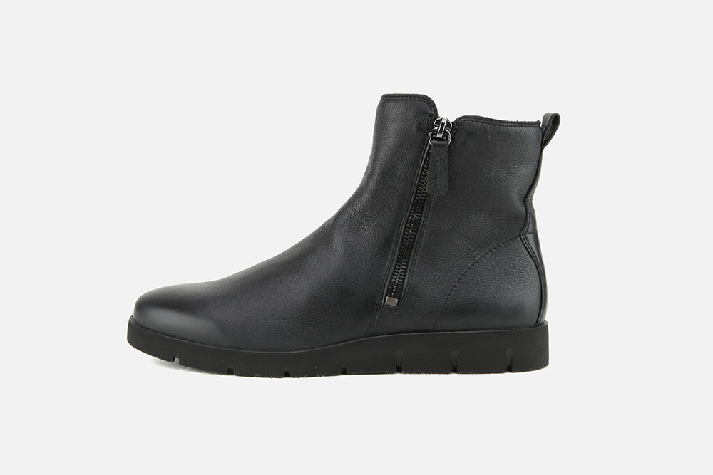 ecco black ankle boots