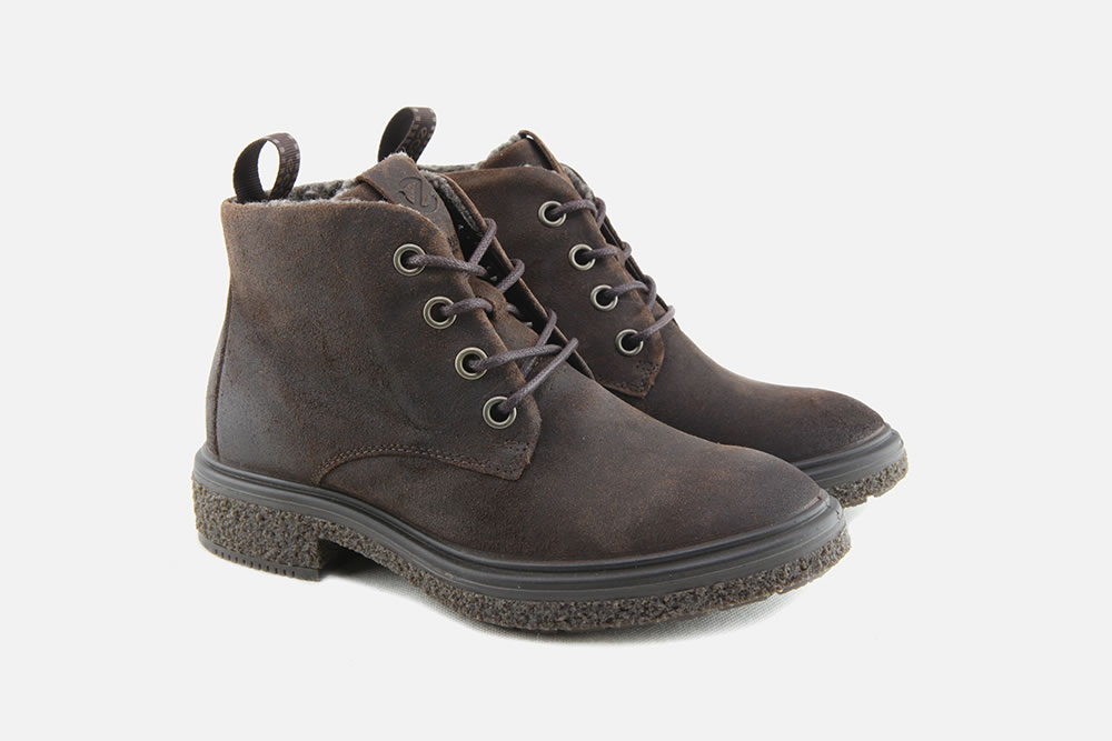 CREPE TRAY WINTER CHOCO Lace-up boots on labotte