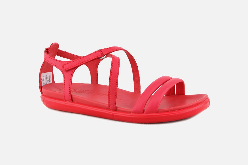 ecco red sandals
