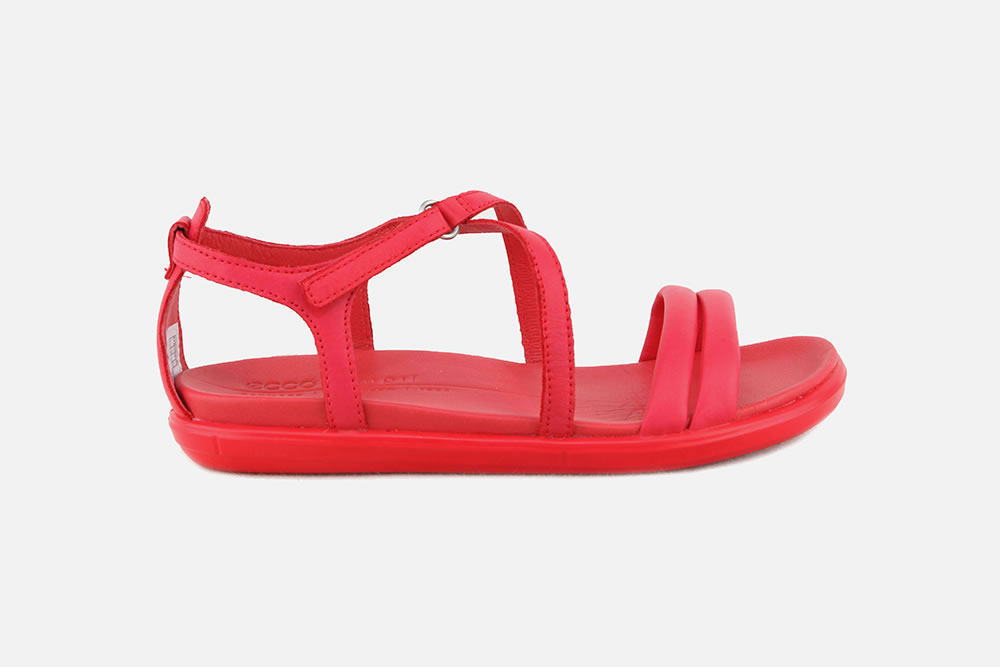 ecco sandals red