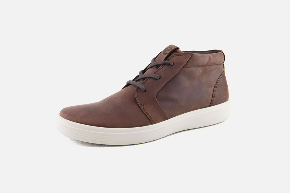 Ecco - SOFT 7 MID BROWN OILY Lace-up 