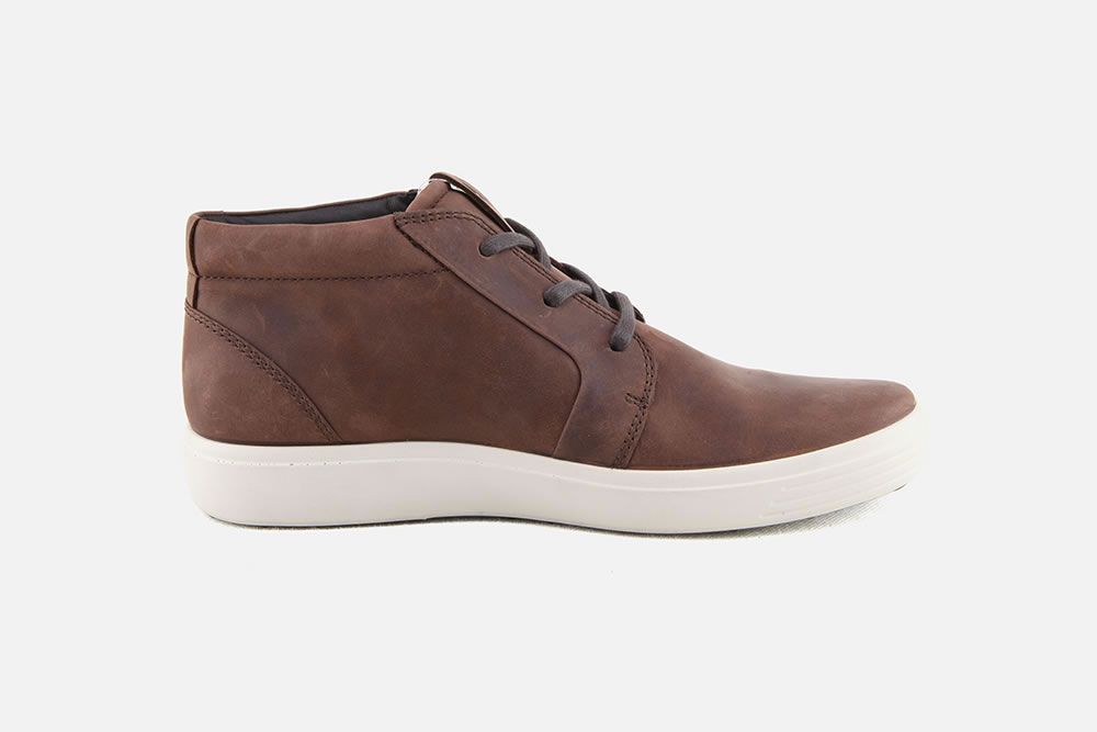 ecco soft mid top sneaker