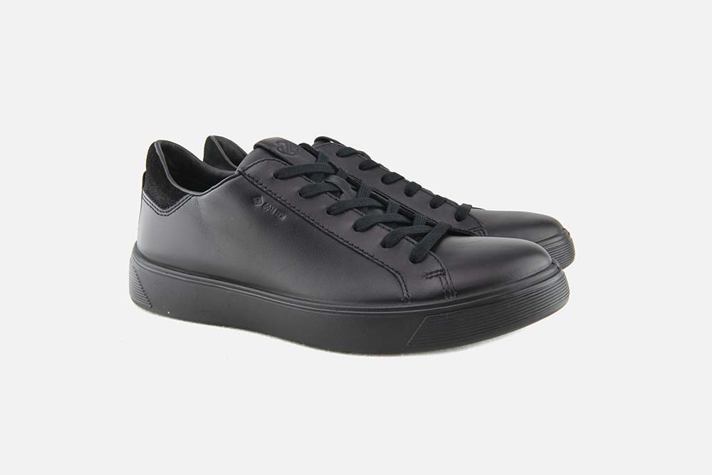 Ecco STREET TRAY LISSE NOIR GTX Sneakers on labotte
