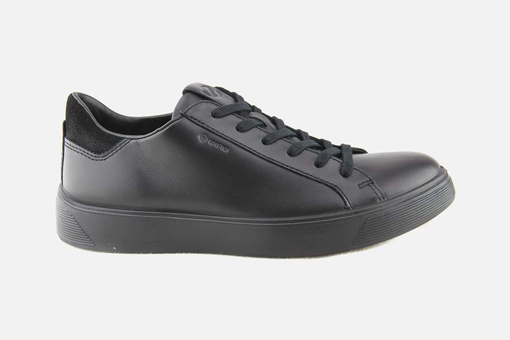 Ecco STREET TRAY LISSE NOIR GTX Sneakers on labotte