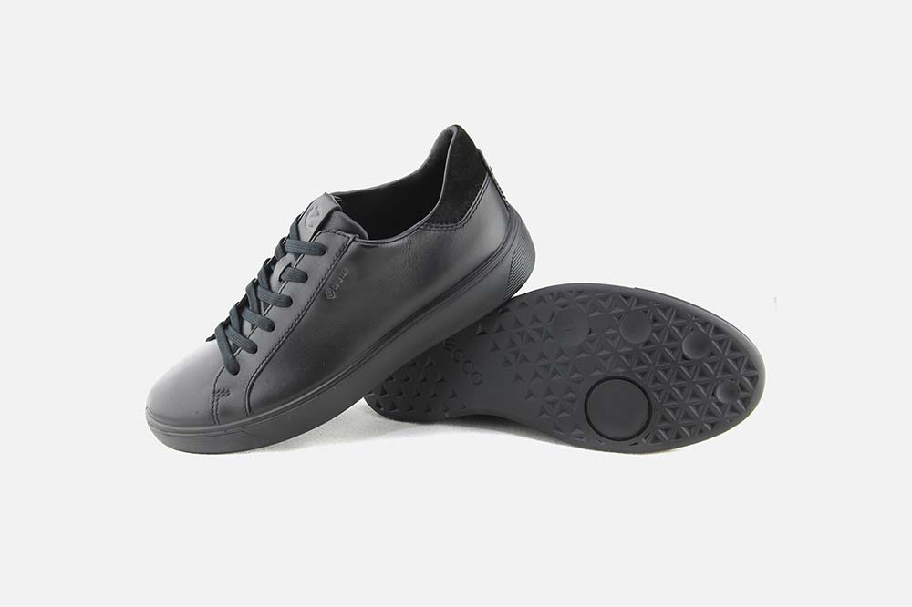 Ecco STREET TRAY LISSE NOIR GTX Sneakers on labotte