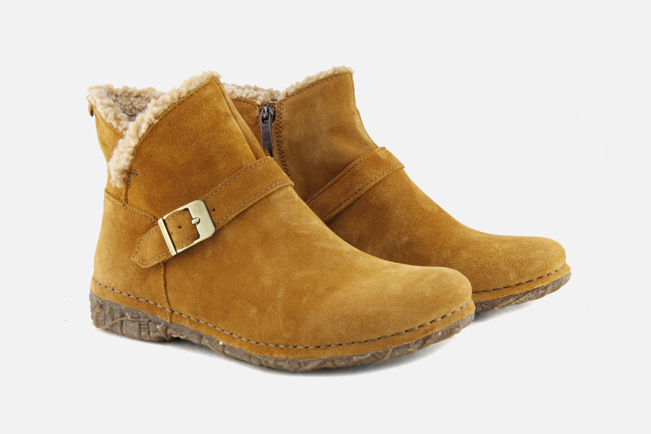 El Naturalista ANGKOR BUCKLE BOOTS FUR TOFFEE Boots sur labotte